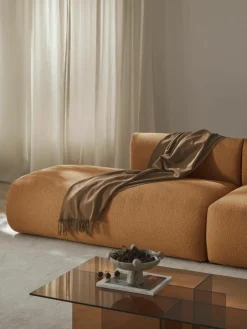 Modulaire bouclé chaise longue Sofia^Westwing Collection Hot