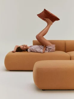 Modulaire bouclé chaise longue Sofia^Westwing Collection Hot