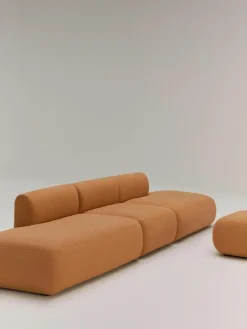 Modulaire bouclé chaise longue Sofia^Westwing Collection Hot