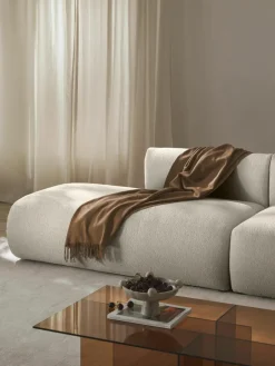 Modulaire bouclé chaise longue Sofia^Westwing Collection Outlet