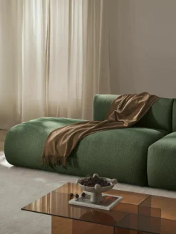 Modulaire bouclé chaise longue Sofia^Westwing Collection Outlet