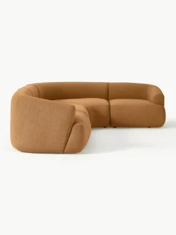 Modulaire bouclé hoekbank Sofia (4-zits)^Westwing Collection Hot