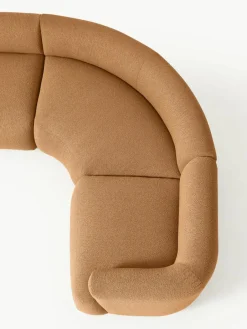 Modulaire bouclé hoekbank Sofia (4-zits)^Westwing Collection Hot