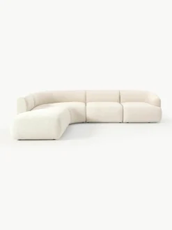 Modulaire bouclé hoekbank Sofia (4 zits)^Westwing Collection Discount