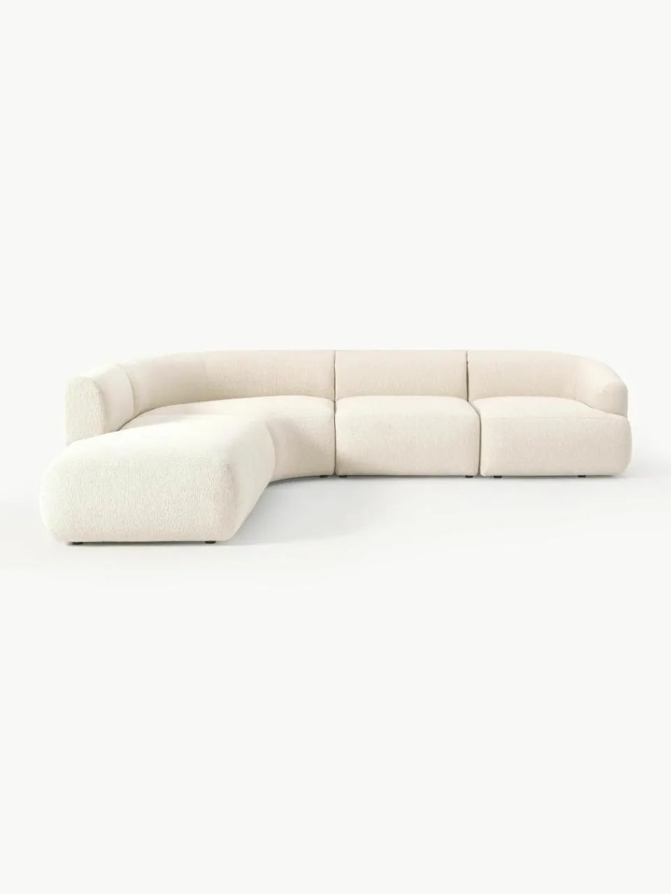 Modulaire bouclé hoekbank Sofia (4 zits)^Westwing Collection Discount