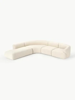 Modulaire bouclé hoekbank Sofia (4 zits)^Westwing Collection Discount