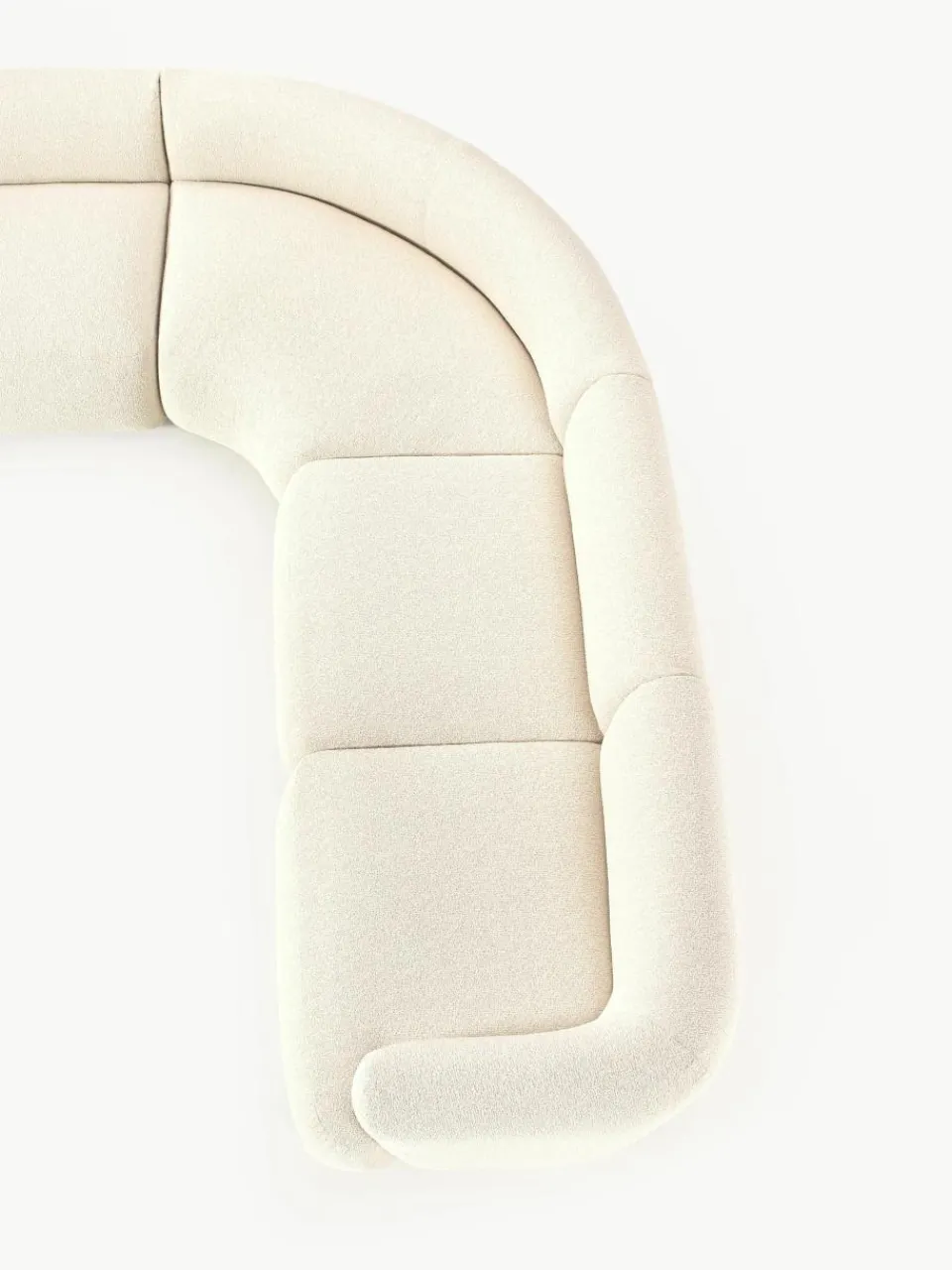 Modulaire bouclé hoekbank Sofia (4 zits)^Westwing Collection Discount
