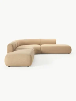 Modulaire bouclé hoekbank Sofia (4-zits)^Westwing Collection Best
