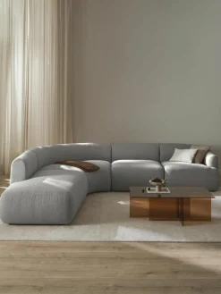 Modulaire bouclé hoekbank Sofia (4 zits)^Westwing Collection New