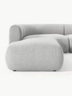 Modulaire bouclé hoekbank Sofia (4 zits)^Westwing Collection New