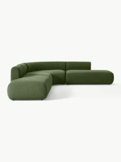 Modulaire bouclé hoekbank Sofia (4-zits)^Westwing Collection Discount