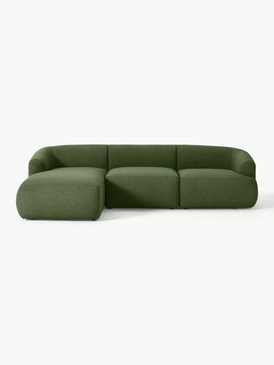 Modulaire bouclé hoekbank Sofia (3-zits)^Westwing Collection Online