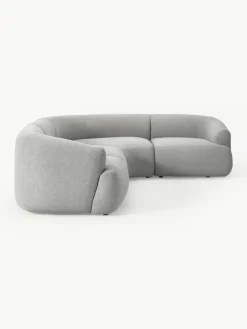 Modulaire bouclé hoekbank Sofia (4 zits)^Westwing Collection Hot