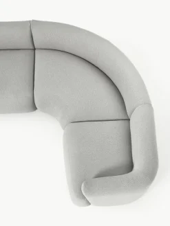 Modulaire bouclé hoekbank Sofia (4 zits)^Westwing Collection Hot