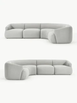 Modulaire bouclé hoekbank Sofia (4 zits)^Westwing Collection Hot