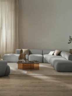 Modulaire bouclé hoekbank Sofia (4 zits)^Westwing Collection Outlet