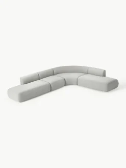Modulaire bouclé hoekbank Sofia (4 zits)^Westwing Collection Outlet