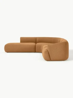 Modulaire bouclé hoekbank Sofia (4-zits)^Westwing Collection Clearance