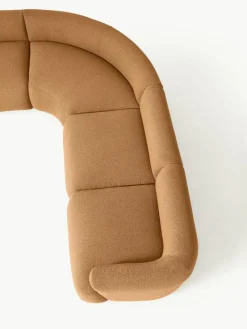 Modulaire bouclé hoekbank Sofia (4-zits)^Westwing Collection Clearance
