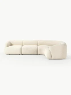 Modulaire bouclé hoekbank Sofia (4 zits)^Westwing Collection Clearance