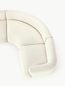 Modulaire bouclé hoekbank Sofia (4 zits)^Westwing Collection Clearance