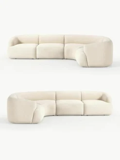 Modulaire bouclé hoekbank Sofia (4 zits)^Westwing Collection Clearance