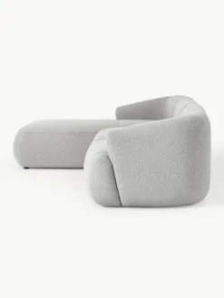 Modulaire bouclé hoekbank Sofia (3 zits)^Westwing Collection Hot