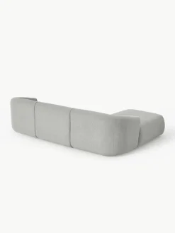 Modulaire bouclé hoekbank Sofia (3 zits)^Westwing Collection Hot