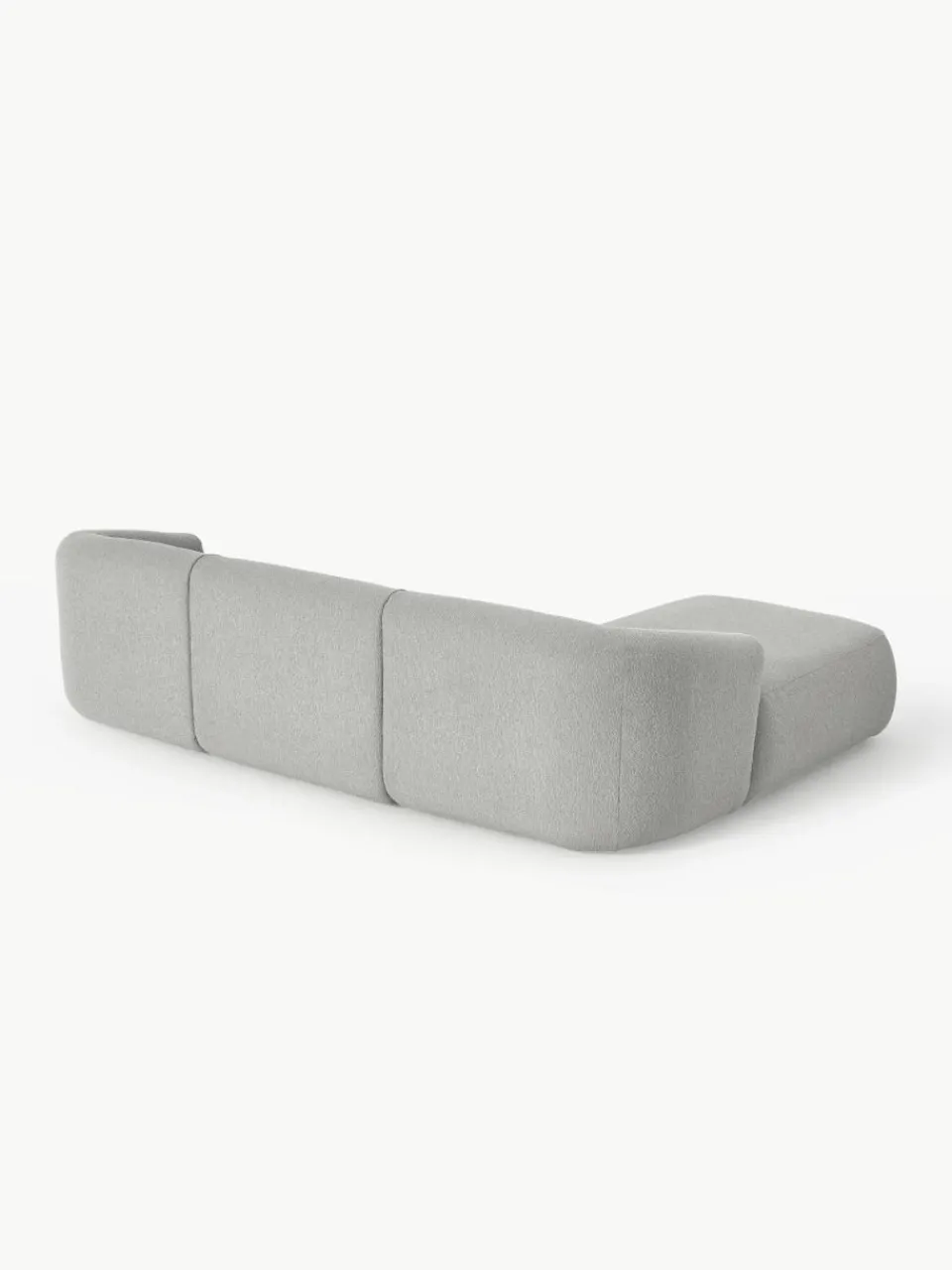 Modulaire bouclé hoekbank Sofia (3 zits)^Westwing Collection Hot