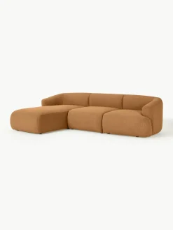 Modulaire bouclé hoekbank Sofia (3-zits)^Westwing Collection Best