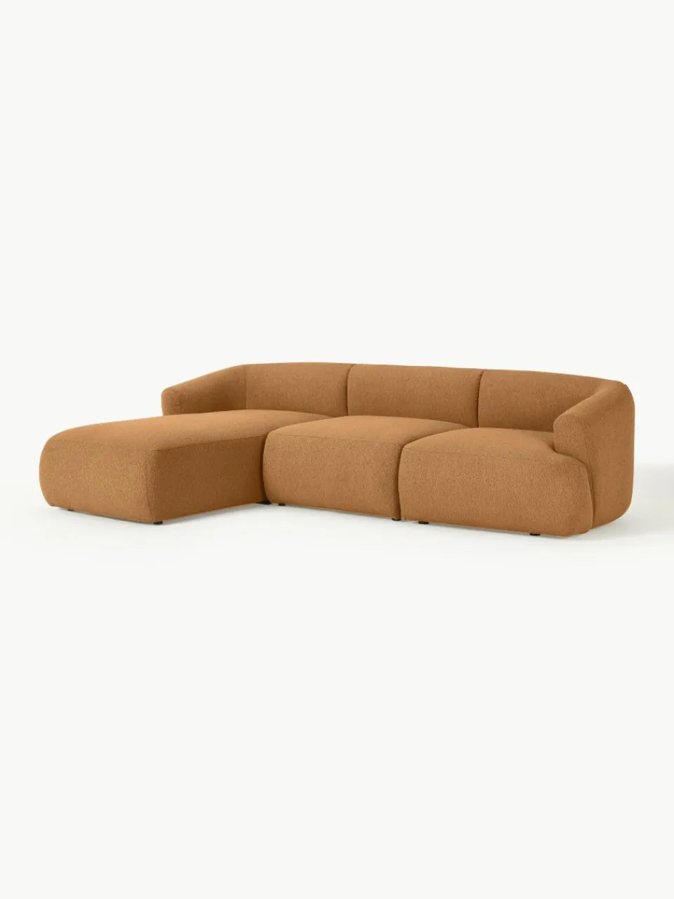 Modulaire bouclé hoekbank Sofia (3-zits)^Westwing Collection Best