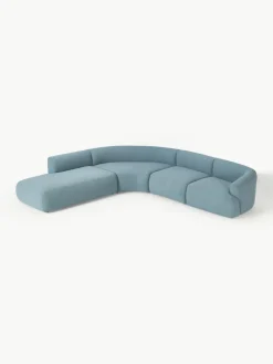 Modulaire bouclé hoekbank Sofia (4-zits)^Westwing Collection Discount