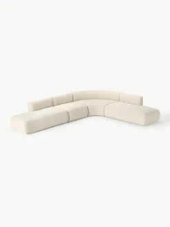 Modulaire bouclé hoekbank Sofia (4 zits)^Westwing Collection Best