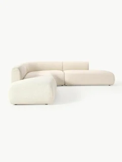 Modulaire bouclé hoekbank Sofia (4 zits)^Westwing Collection Best