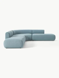 Modulaire bouclé hoekbank Sofia (4-zits)^Westwing Collection Best