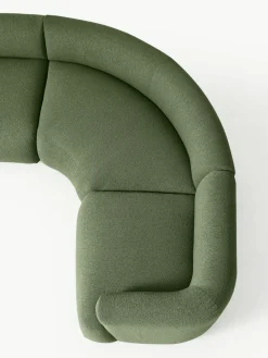 Modulaire bouclé hoekbank Sofia (4-zits)^Westwing Collection Outlet