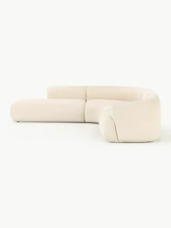 Modulaire bouclé hoekbank Sofia (4 zits)^Westwing Collection Clearance