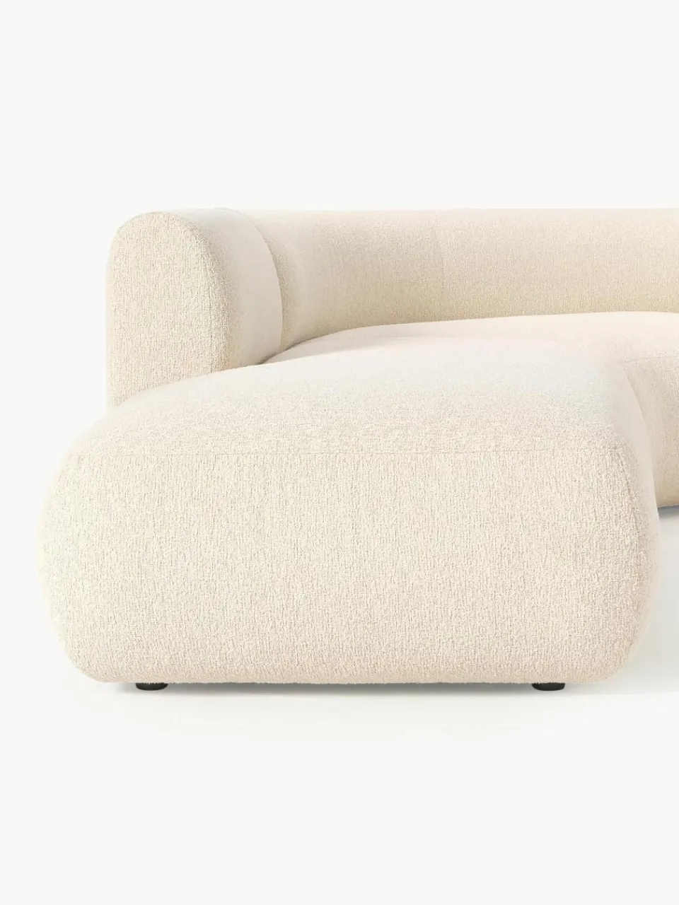 Modulaire bouclé hoekbank Sofia (4 zits)^Westwing Collection Clearance