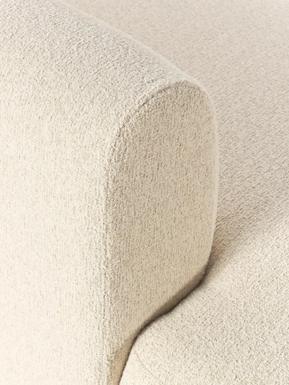 Modulaire bouclé hoekbank Sofia (4 zits)^Westwing Collection Clearance