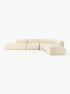 Modulaire bouclé hoekbank Sofia (4 zits)^Westwing Collection Discount