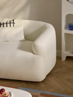Modulaire bouclé hoekbank Sofia (3-zits)^Westwing Collection Online