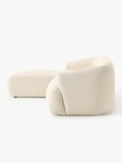 Modulaire bouclé hoekbank Sofia (3-zits)^Westwing Collection Sale