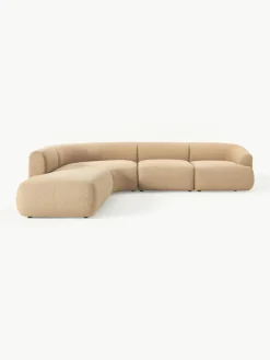 Modulaire bouclé hoekbank Sofia (4-zits)^Westwing Collection Best