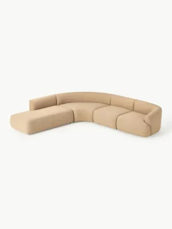Modulaire bouclé hoekbank Sofia (4-zits)^Westwing Collection Best