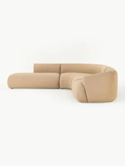Modulaire bouclé hoekbank Sofia (4-zits)^Westwing Collection Best