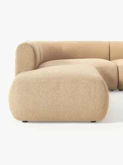 Modulaire bouclé hoekbank Sofia (4-zits)^Westwing Collection Best