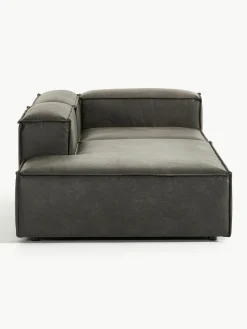Modulaire chaise longue Lennon van gerecycled leer^Westwing Collection Discount