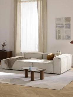 Modulaire chaise longue Lennon van corduroy^Westwing Collection New