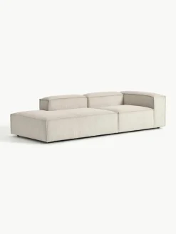 Modulaire chaise longue Lennon van corduroy^Westwing Collection New