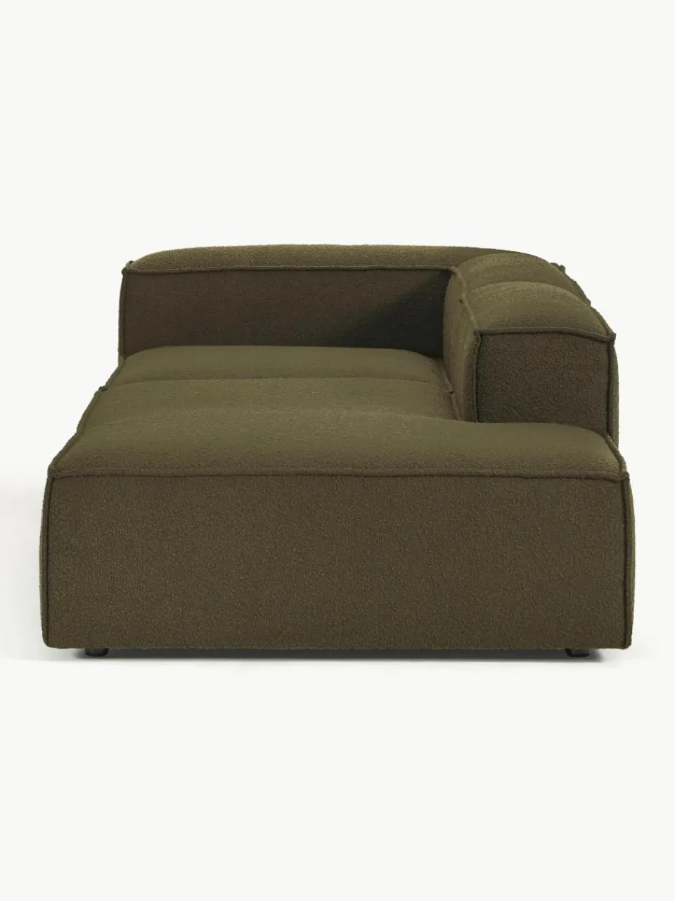 Modulaire chaise longue Lennon uit bouclé^Westwing Collection Hot